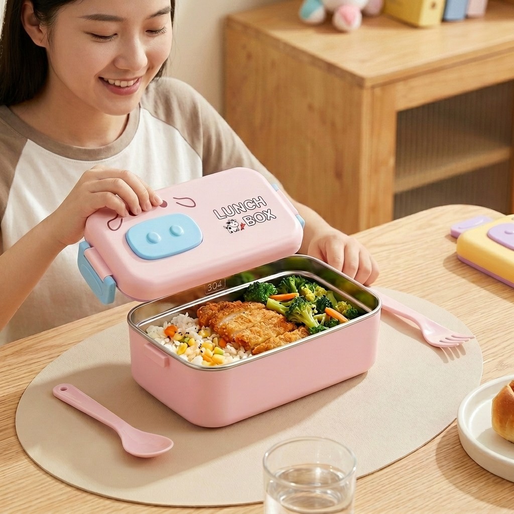 304 Stainless Steel Bento Box  - огляд і ціна Food Or Snacks