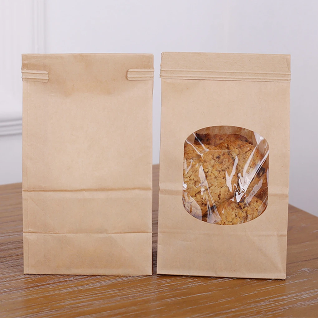 10Pcs Bakery Bags, Window Seal - огляд і ціна Food Or Snacks