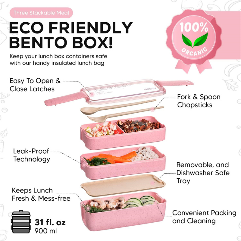 3-In-1 Compartment Wheat Straw - огляд і ціна Food Or Snacks