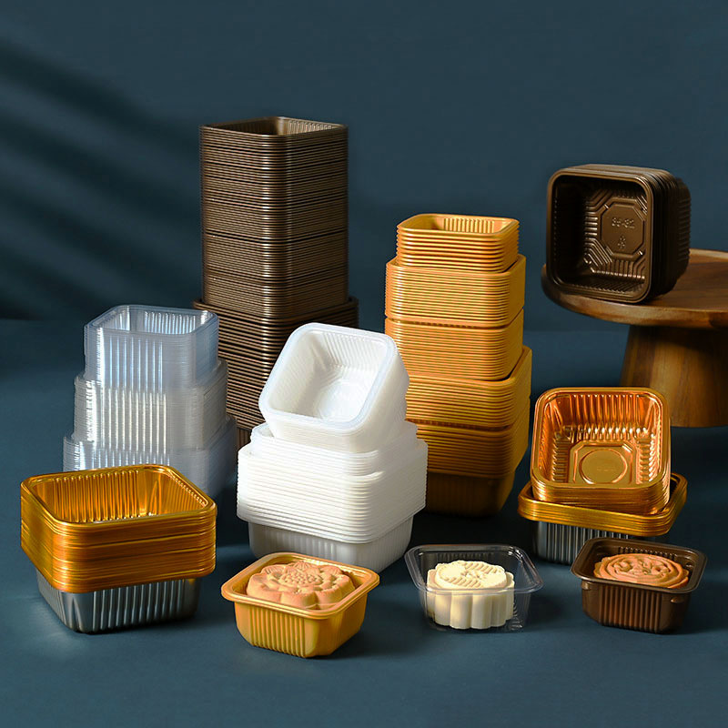 100pcs Mooncake Plastic Tray P - огляд і ціна Food Or Snacks