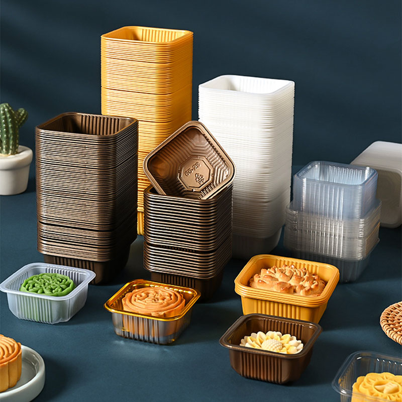 100pcs Mooncake Plastic Tray P - огляд і ціна Food Or Snacks