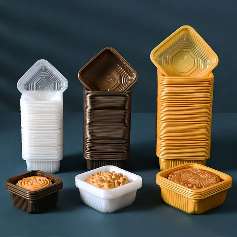 100pcs Mooncake Plastic Tray P - огляд і ціна Food Or Snacks