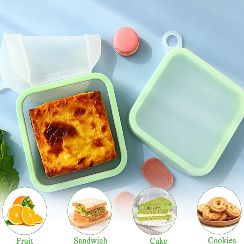 Silicone Sandwich Toast Bento  - огляд і ціна Food Or Snacks