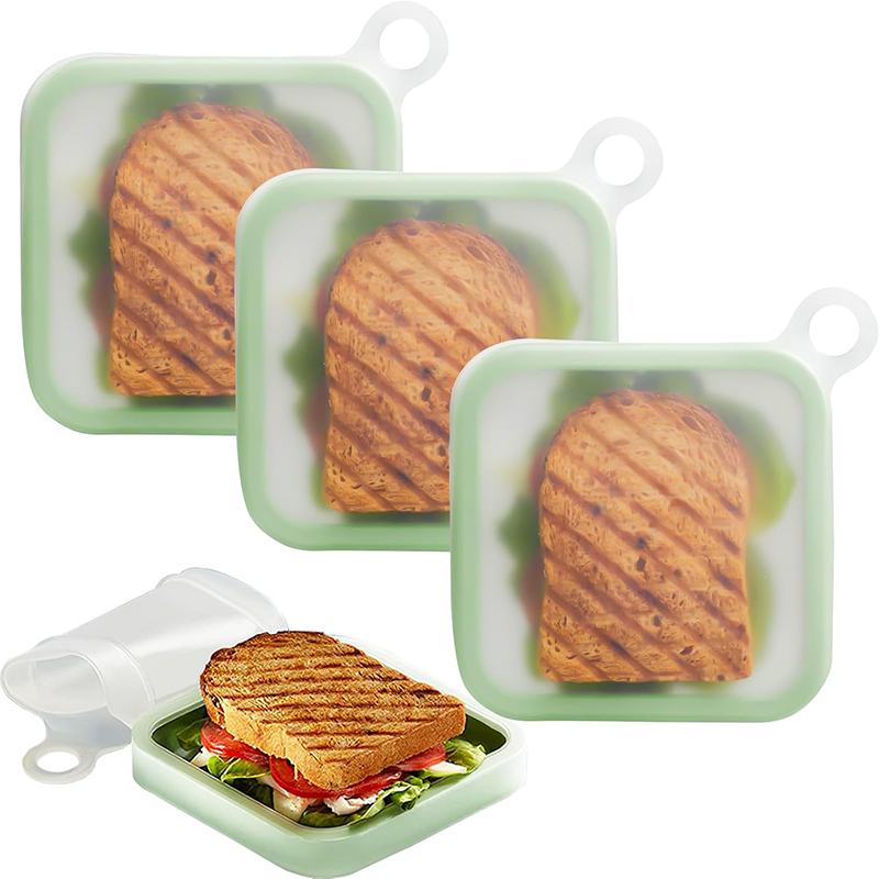 Silicone Sandwich Toast Bento  - огляд і ціна Food Or Snacks