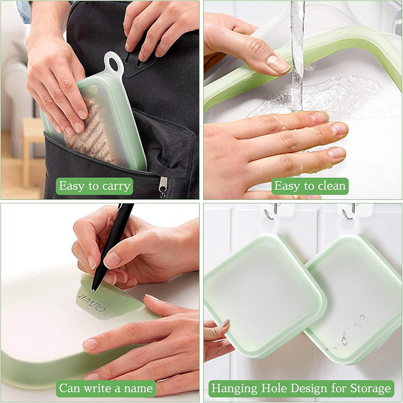Silicone Sandwich Toast Bento  - огляд і ціна Food Or Snacks