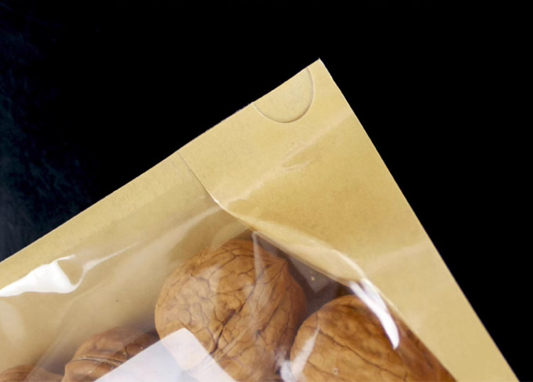 100PCS Clear Stand-up Kraft Pa - огляд і ціна Food Or Snacks